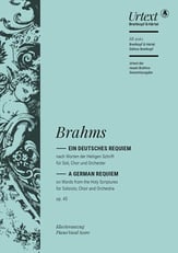 A German Requiem, Op. 45 SATB Vocal Score cover